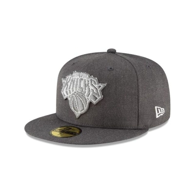 New York Knicks Gorra | New Era NBA Terrycloth 59fifty Fitted Cap Mexico - Grises